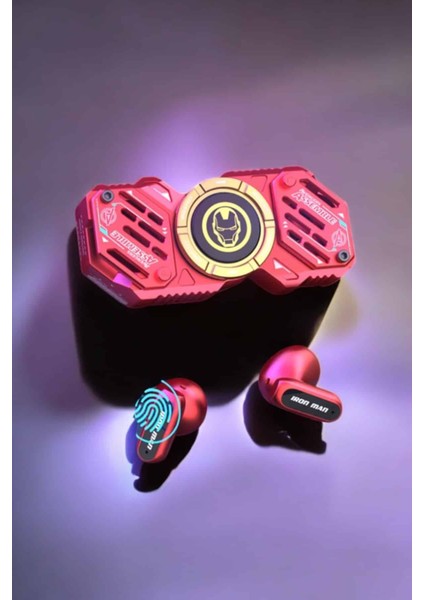 Stres Çarklı Bluetooth Kulaklık Kablosuz Kırmızı Yüksek Ses Kaliteli indirimleri