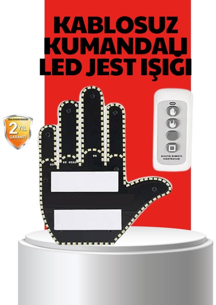 Uzaktan Kumandalı LED Jest Işığı – 3 Farklı Hareket Modu