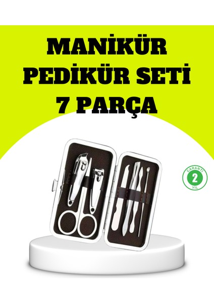 Paslanmaz Çelik Kişisel Bakım Seti – 7 Parça