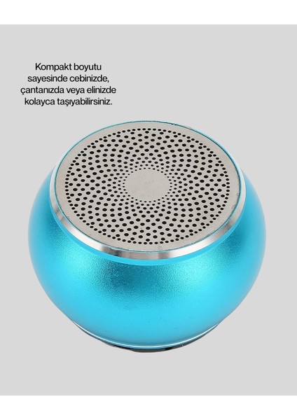 Taşınabilir Mini Bluetooth Hoparlör 9m Menzil Dahili Mikrofon indirimleri
