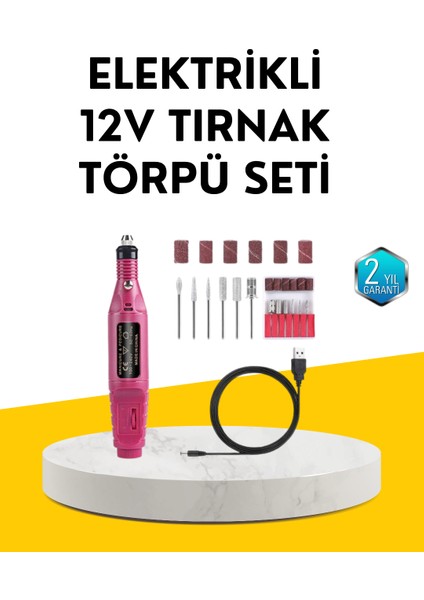 USB Şarjlı Çok Fonksiyonlu Tırnak Bakım Cihazı