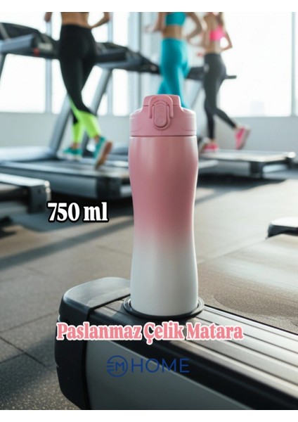 304 Paslanmaz Çelik Matara 750ML Spor Matarası Okul Matarası
