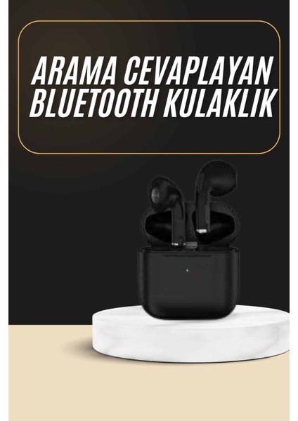 Msa-Shop En Çok Tercih Edilen Bluetooth Kulaklık Mikrofonlu Silikonsuz Dokunmatik Kontrol