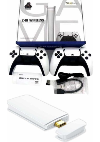 Msa-Shop Game Stick 4K Retro Çift Kollu Atari Oyunlari +20000 Oyunlu Konsol Nostalji fırsatları