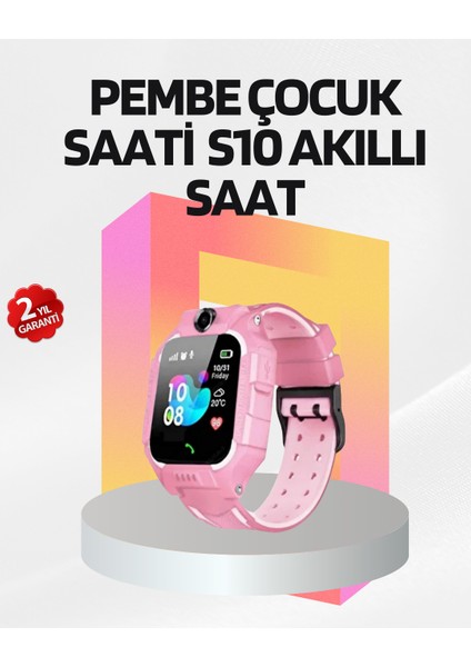 S10 Çocuk Akıllı Saati Konum Geçmişi ve Alarm Fonksiyonlu