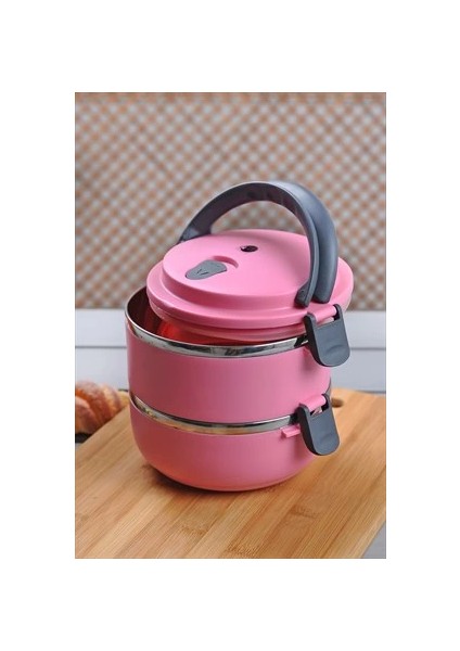 Sefer Tası Yemek Termosu Saklama Kabı Termosu 2li - Çelik Mavi fırsatları