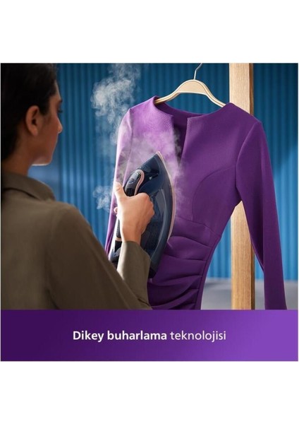 8000 Serisi Azur Buharlı Ütü, 3000W, 260 G Turbo Buhar, Sıfır Yanık Özelliği fiyatları