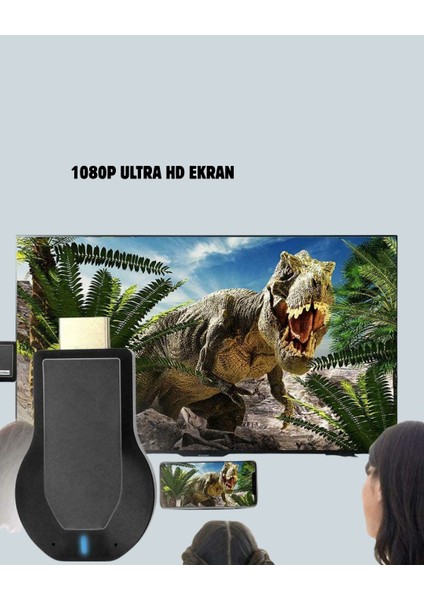 1080P Ultra Hd Kablosuz Ekran Yansıtma Dongle – Miracast / Airplay / Dlna modelleri