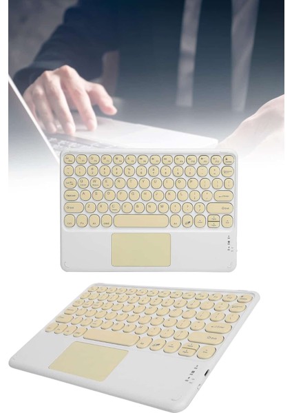 Msa-Shop Android ve Ios Uyumlu Bluetooth Klavye Touchpad Slim Kablosuz Wifi Q Klavye fiyatları