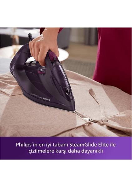 Koyu Mor Buharlı Ütü DST7061/30, Hızlı ve Etkili Şıklık Sağlar fırsatları