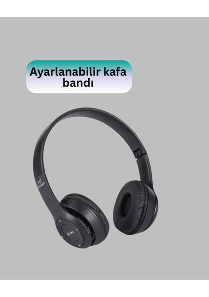 Bluetooth 5.0 Kablosuz Kulak Üstü Kulaklık | Stereo Ses ve Katlanabilir Tasarım modelleri