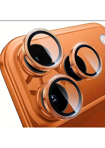 iPhone 17 Pro Max ve 17 Pro Uyumlu Kolay Uygulama Aparatlı Yüksek Kalite Safir Kamera Lens Koruyucu modelleri