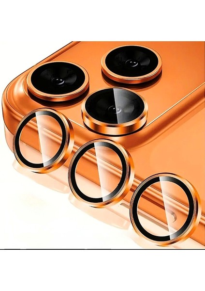 iPhone 17 Pro Max ve 17 Pro Uyumlu Kolay Uygulama Aparatlı Yüksek Kalite Safir Kamera Lens Koruyucu fırsatları