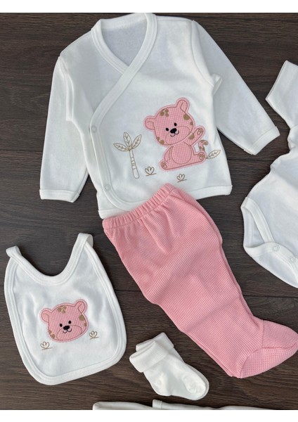 “bebek 10’lu Hastane Çıkış Seti Ayıcık Desenli Pamuklu Yenidoğan Mükemmel Kalitede Yumuşacık Dokusuyla 0-3 Ay” modelleri