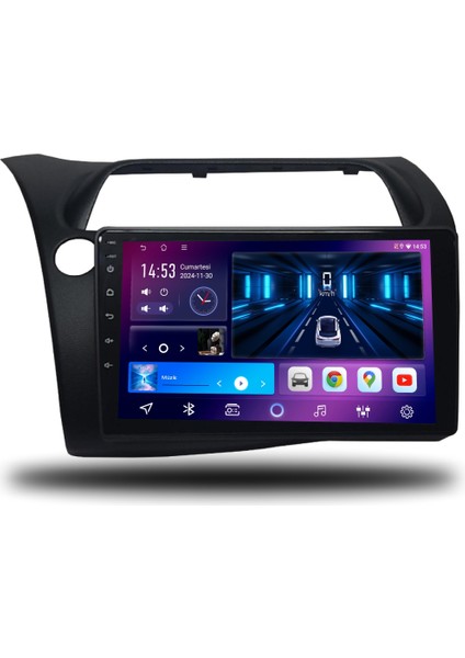 Carplayer Honda Civic Hb Euro 2007-2012 Uyumlu Android Multimedya 4gb Ram 32GB Hafıza