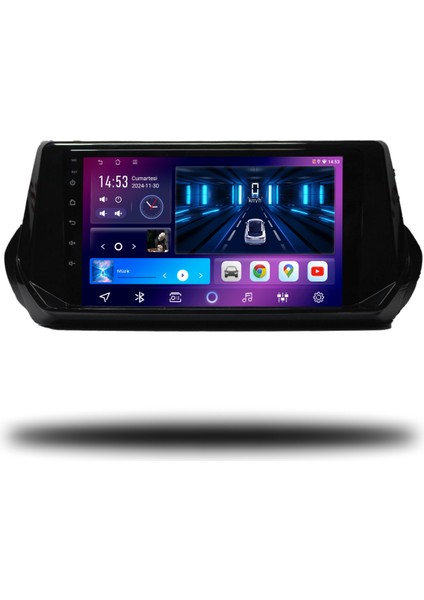Carplayer Peugeot 2008 2020-2022 Uyumlu Android Multimedya 4gb Ram 32GB Hafıza