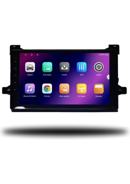Carplayer Toyota Prius 2010-2016 Uyumlu Android Multimedya 4gb Ram 32GB Hafıza fiyatları