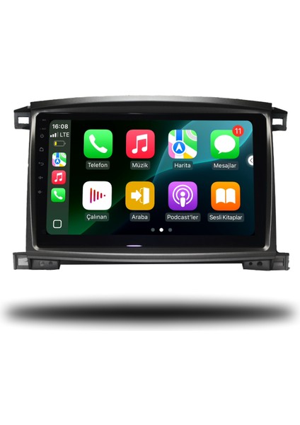 Carplayer Toyota Land Cruiser 2003-2007 Uyumlu Android Multimedya 4gb Ram 32GB Hafıza modelleri
