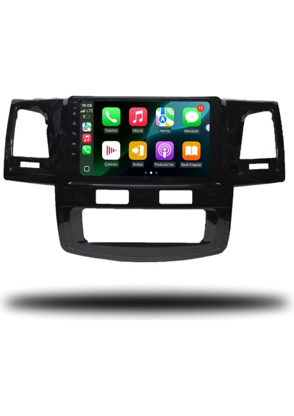 Carplayer Toyota Hilux 2005-2008 Dijital Klima Uyumlu Android Multimedya 4gb Ram 32GB Hafıza modelleri