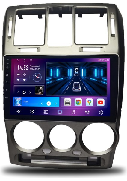 Carplayer Hyundai Getz 2003-2011 Uyumlu Android Multimedya Büyük Çerçeveli 4gb Ram 32GB Hafıza
