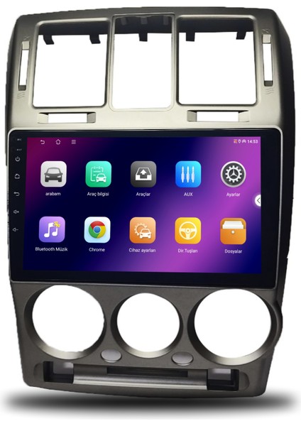 Carplayer Hyundai Getz 2003-2011 Uyumlu Android Multimedya Büyük Çerçeveli 4gb Ram 32GB Hafıza fiyatları