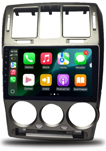 Carplayer Hyundai Getz 2003-2011 Uyumlu Android Multimedya Büyük Çerçeveli 4gb Ram 32GB Hafıza modelleri