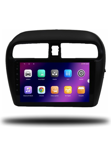 Carplayer Mitsubishi Space Star 2014-2022 Uyumlu Android Multimedya 4gb Ram 32GB Hafıza fiyatları
