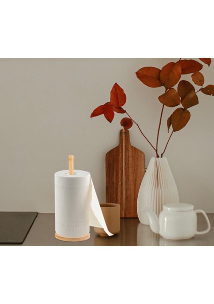 Ahşap Kağıt Havluluk,rulo Kağıt Tutacağı,dekoratif Mutfak Sofra Peçetelik Ak fiyatları