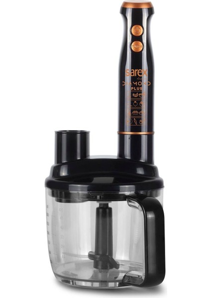 Diamond Plus Blender Seti, Siyah, Şık ve Güçlü Performans ile Mutfağınıza Değer Katar fiyatları