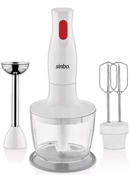 El Blender Seti, Beyaz, Çok Renkli, Pratik ve Kullanışlı Mutfak Aleti