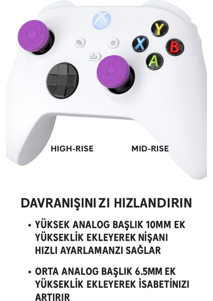 Kontrolfreek Xbox One / Series X|s Thumbsticks – Fps Freek Frenzy Serisi – Performans Analog Kapak fiyatları