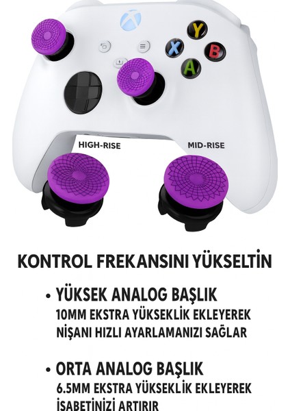 Kontrolfreek Xbox One / Series X|s Thumbsticks – Fps Freek Frenzy Serisi – Performans Analog Kapak modelleri