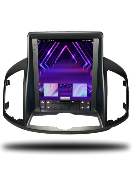 Carplayer Chevrolet Captiva Tesla 2012-2015 Uyumlu Android Multimedya 4gb Ram 32GB Hafıza modelleri