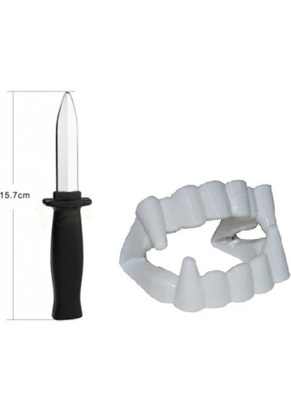 Vampir Dişi - Şaka Bıçağı - Tiyatro Oyun Seti 2li Set