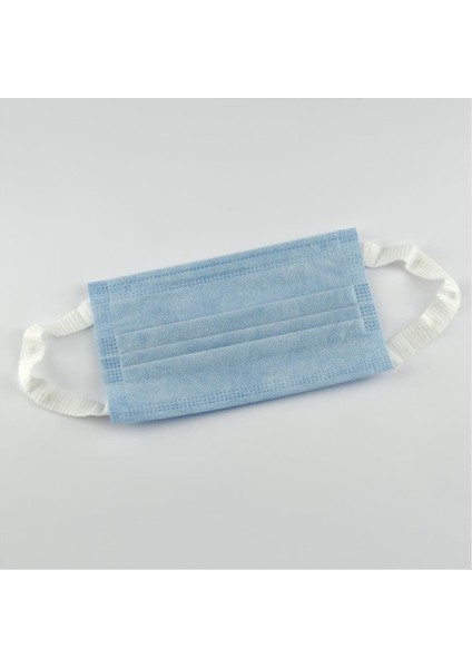 Zengezur 3 Katlı Kulak Dostu Yüz Maskesi 10 Adet-Mavi fiyatları