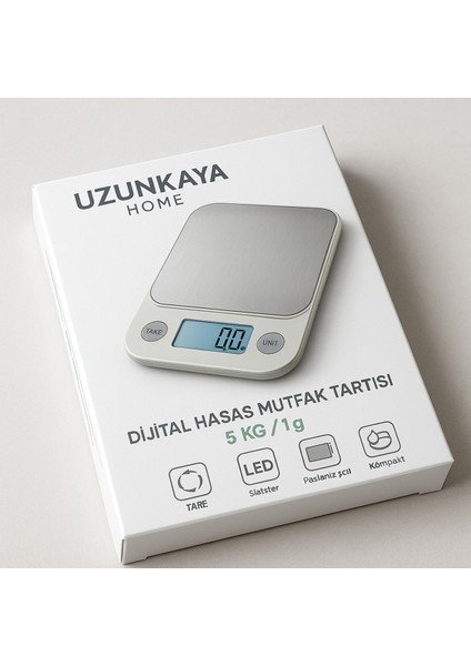 Ergomaster 1000W Siyah Antrasit El Blenderi ve Mutfak Tartısı Seti