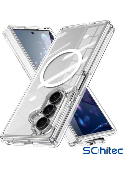 Samsung Galaxy Z Fold 7 Magsafe Özellikli Şeffaf Kılıf modelleri