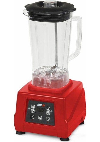 3 Litre Dijital Sensörsüz Kırmızı Bar Blender, Güçlü ve Şık Tasarım