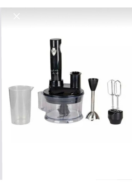 6076 Blender Set Plus Siyah, Yüksek Performanslı ve Şık Tasarım ile Mutfağınıza Şıklık Katın