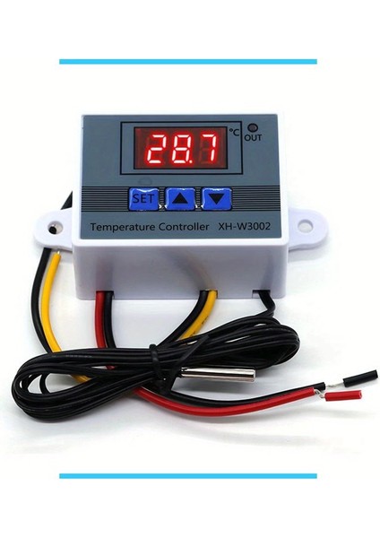Dijital Termostat XH-W3002 LED Ekranlı Sıcaklık Kontrol Cihazı 220V