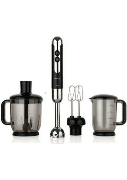 Siyah Renkli Çok Fonksiyonlu Blender Seti, Hızlı ve Pratik Kullanım Için Ideal