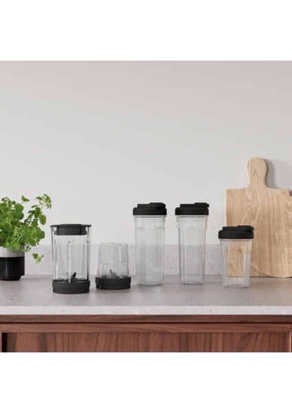 Gri Renkli Çok Fonksiyonlu Blender ile Sağlıklı Içerikler Hazırlayın modelleri