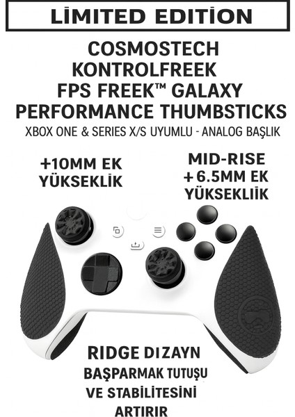 Kontrolfreek Fps Freek Galaxy Performance Thumbsticks – Xbox One & Series X/s Uyumlu – Analog Başlık – Limited Edition modelleri