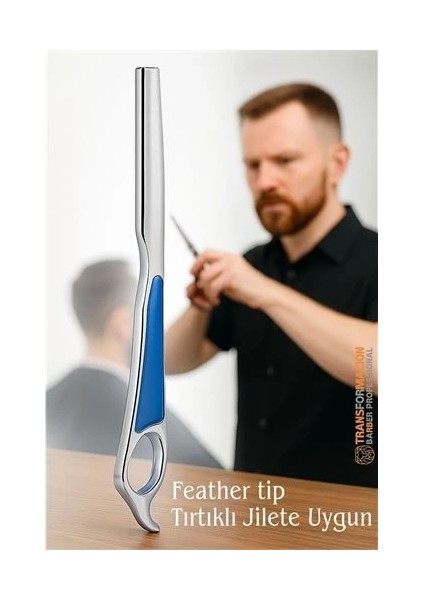 Bx Feather Tip Jiletli Ustura Profesyonel 304 Çelik