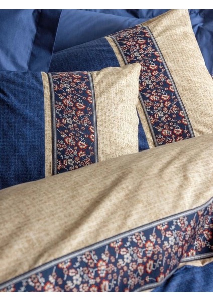 Cotton Box Folk Art Çift Kişilik Nevresim Takımı Rayen Lacivert fiyatları