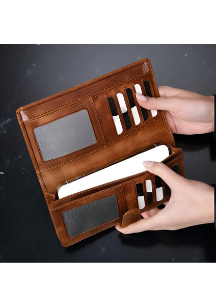 %100 Hakiki Deri Unisex Cüzdan modelleri
