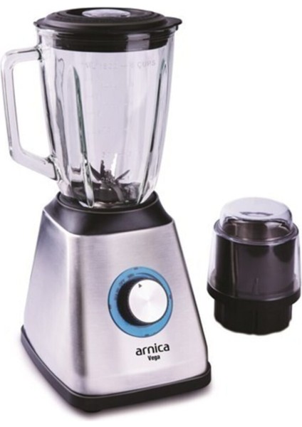 Gri 500W Çok Fonksiyonlu Blender ve Kahve Öğütücü Seti
