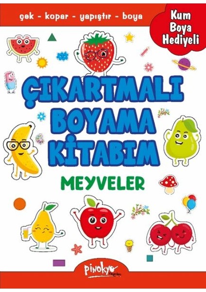 Çıkartmalı Boyama Meyveler