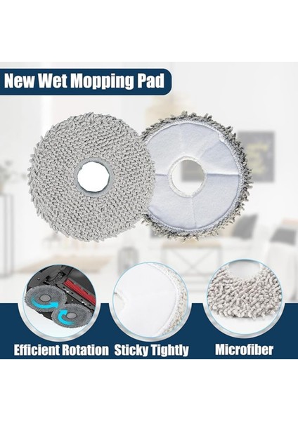 Mi Vacuum X10 PLUS,X20 PLUS,S10 PLUS,S20 Plus Uyumlu 2 Ad.mop Paspas,2 Ad.mop Tutucu Braketi-4 Parça indirimleri