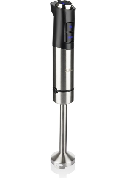 Dikey El Blender 1200W 12 Hız Turbo Paslanmaz Çelik Bıçak Gri